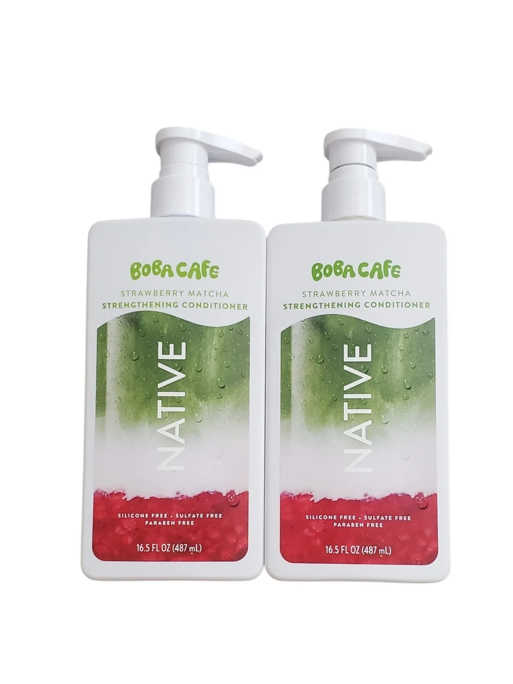 (2) Native Strawberry Matcha Strengthening Conditioner 16.5 oz